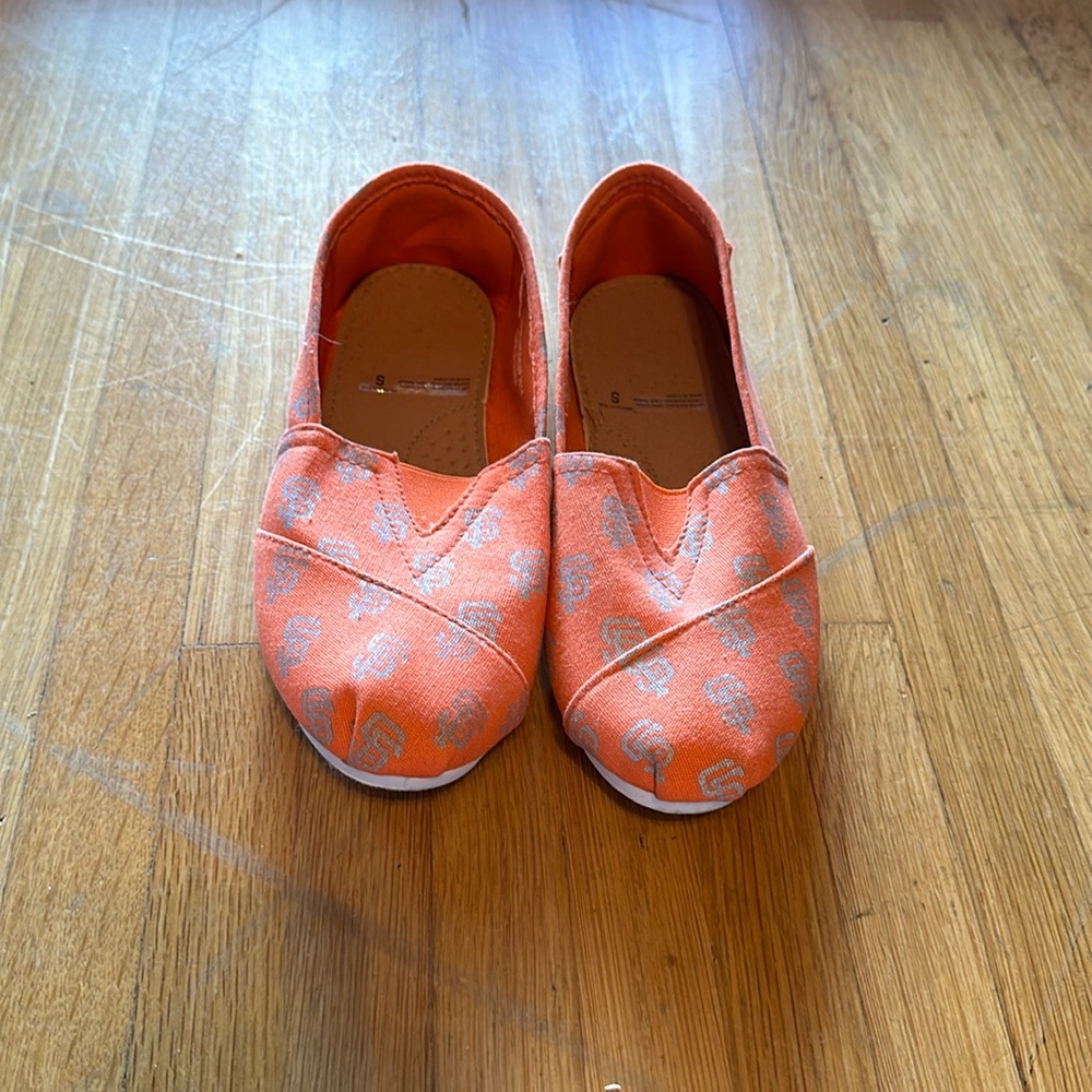 Tom style San Francisco giants orange shoes